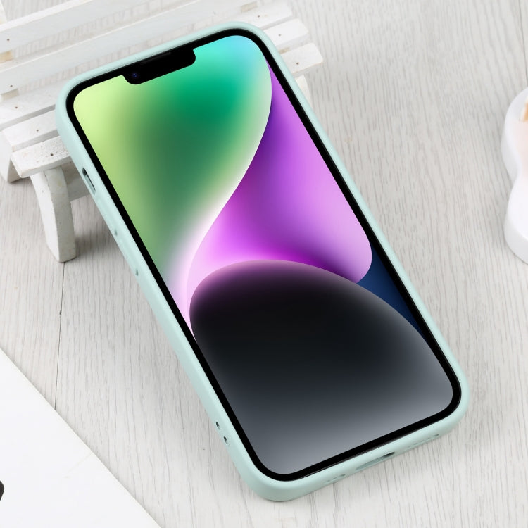 For iPhone 15 Liquid Silicone Magsafe Phone Case(Light Cyan) - iPhone 15 Cases by buy2fix | Online Shopping UK | buy2fix