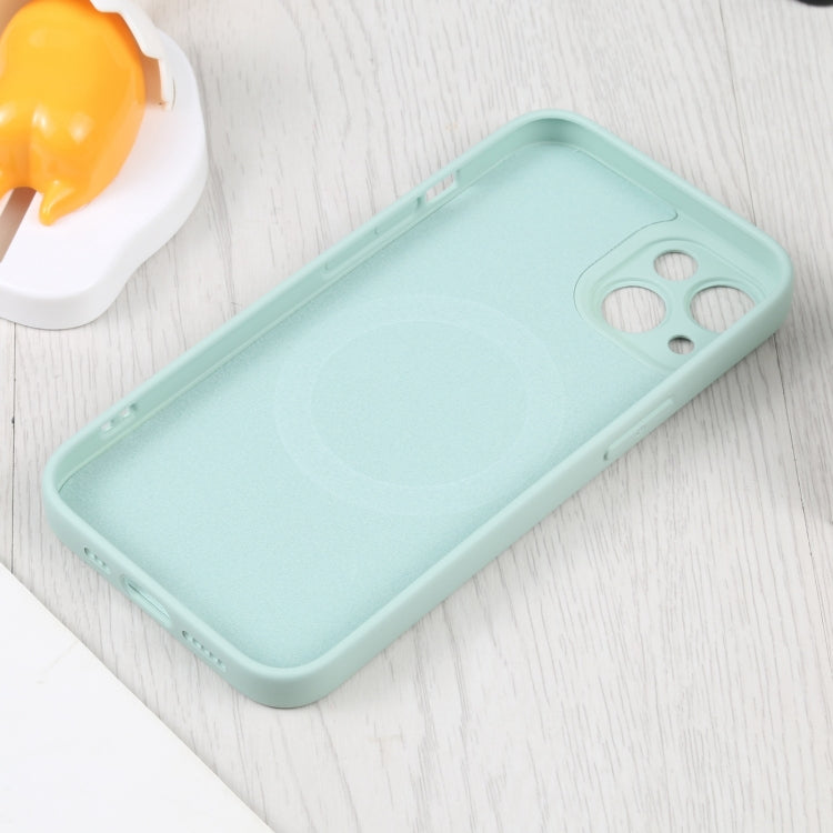 For iPhone 15 Liquid Silicone Magsafe Phone Case(Light Cyan) - iPhone 15 Cases by buy2fix | Online Shopping UK | buy2fix