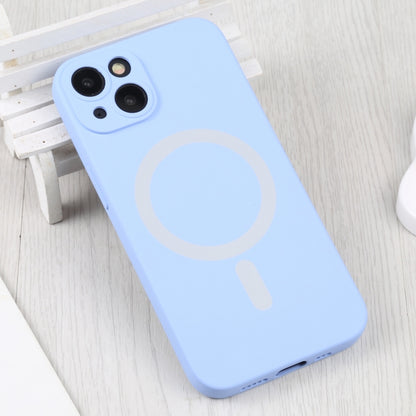 For iPhone 15 Liquid Silicone Magsafe Phone Case(Light Purple) - iPhone 15 Cases by buy2fix | Online Shopping UK | buy2fix