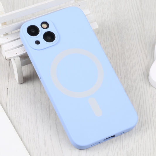 For iPhone 15 Liquid Silicone Magsafe Phone Case(Light Purple) - iPhone 15 Cases by buy2fix | Online Shopping UK | buy2fix