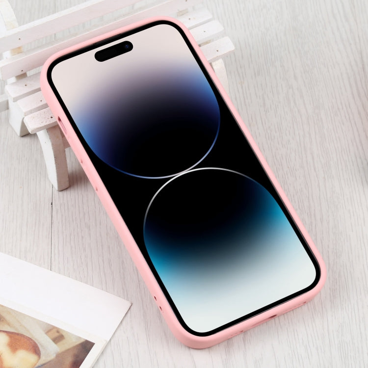 For iPhone 15 Pro Liquid Silicone Magsafe Phone Case(Pink) - iPhone 15 Pro Cases by buy2fix | Online Shopping UK | buy2fix