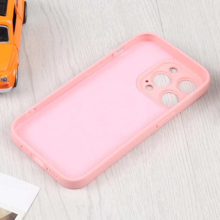 For iPhone 15 Pro Liquid Silicone Magsafe Phone Case(Pink) - iPhone 15 Pro Cases by buy2fix | Online Shopping UK | buy2fix