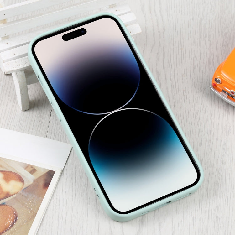 For iPhone 15 Pro Liquid Silicone Magsafe Phone Case(Light Cyan) - iPhone 15 Pro Cases by buy2fix | Online Shopping UK | buy2fix