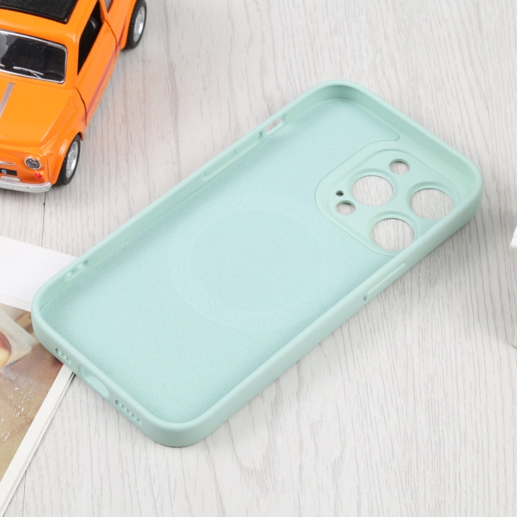 For iPhone 15 Pro Liquid Silicone Magsafe Phone Case(Light Cyan) - iPhone 15 Pro Cases by buy2fix | Online Shopping UK | buy2fix