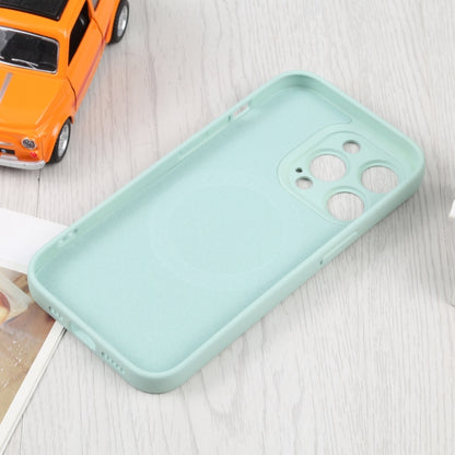 For iPhone 15 Pro Liquid Silicone Magsafe Phone Case(Light Cyan) - iPhone 15 Pro Cases by buy2fix | Online Shopping UK | buy2fix