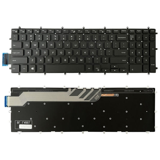 US Version White Word Laptop Keyboard For Dell G3 3579 3779 / G5 5587 / G7 7588(Black) by buy2fix