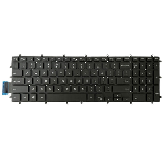 US Version White Word Laptop Keyboard For Dell G3 3579 3779 / G5 5587 / G7 7588(Black) by buy2fix