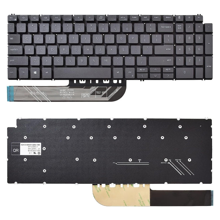 US Version Laptop Keyboard For Dell Inspiron 15?7590 7591 7791(Black) by buy2fix