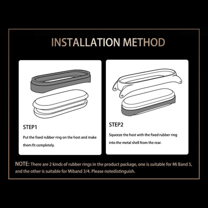 For Xiaomi Mi Band 8 Mijobs CS Case Milan Buckle Metal Watch Band(Gold) - Watch Bands by MIJOBS | Online Shopping UK | buy2fix