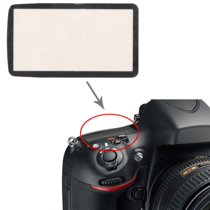 For Nikon D800 Top Cover Shoulder LCD Outer Lens - LCD Screen by buy2fix | Online Shopping UK | buy2fix