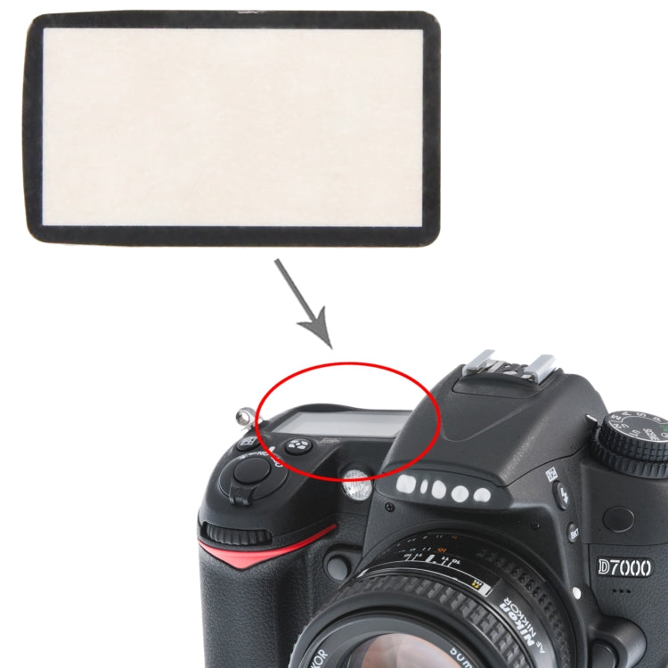 For Nikon D7000 Top Cover Shoulder LCD Outer Lens by buy2fix