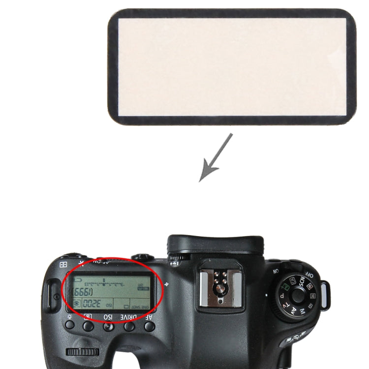 For Canon EOS 6D Top Cover Shoulder LCD Outer Lens - LCD Screen by buy2fix | Online Shopping UK | buy2fix
