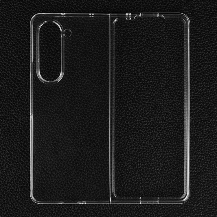 For Samsung Galaxy Z Fold5 Transparent PC Shockproof Phone Case - Galaxy Phone Cases by buy2fix | Online Shopping UK | buy2fix