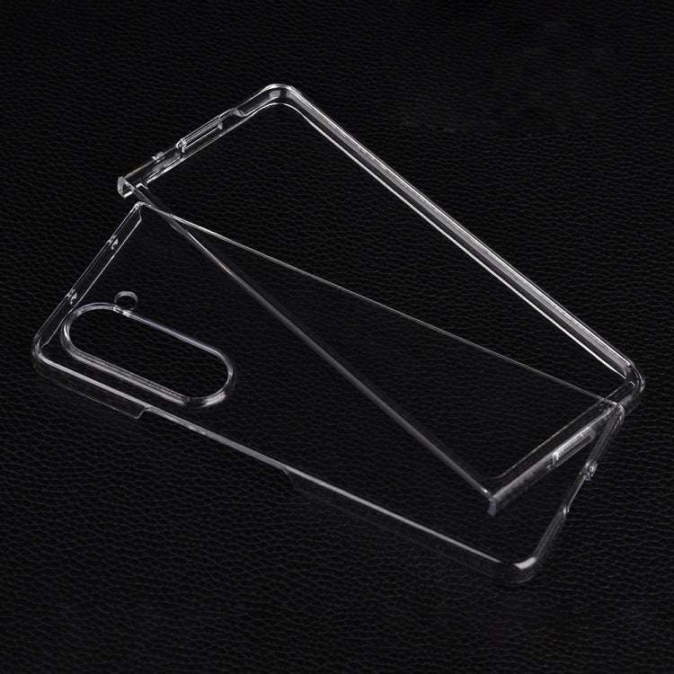 For Samsung Galaxy Z Fold5 Transparent PC Shockproof Phone Case - Galaxy Phone Cases by buy2fix | Online Shopping UK | buy2fix