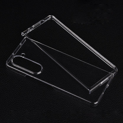 For Samsung Galaxy Z Fold5 Transparent PC Shockproof Phone Case - Galaxy Phone Cases by buy2fix | Online Shopping UK | buy2fix
