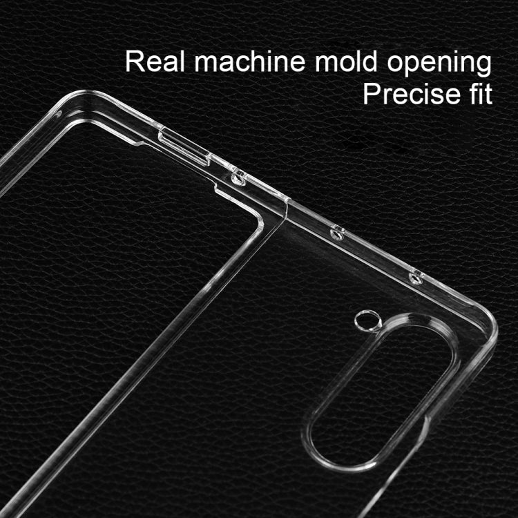 For Samsung Galaxy Z Fold5 Transparent PC Shockproof Phone Case - Galaxy Phone Cases by buy2fix | Online Shopping UK | buy2fix