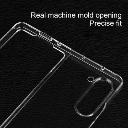 For Samsung Galaxy Z Fold5 Transparent PC Shockproof Phone Case - Galaxy Phone Cases by buy2fix | Online Shopping UK | buy2fix