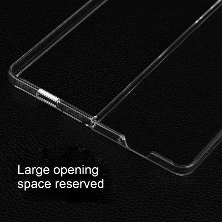 For Samsung Galaxy Z Fold5 Transparent PC Shockproof Phone Case - Galaxy Phone Cases by buy2fix | Online Shopping UK | buy2fix