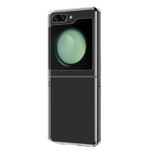 For Samsung Galaxy Z Flip5 Transparent PC Shockproof Phone Case - Galaxy Phone Cases by buy2fix | Online Shopping UK | buy2fix
