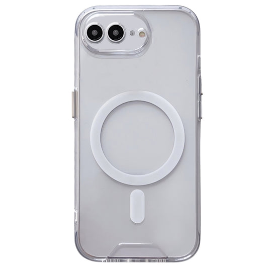 For iPhone 8 Plus / 7 Plus Space MagSafe Acrylic Hybrid TPU Phone Case(Transparent) - More iPhone Cases by buy2fix | Online Shopping UK | buy2fix