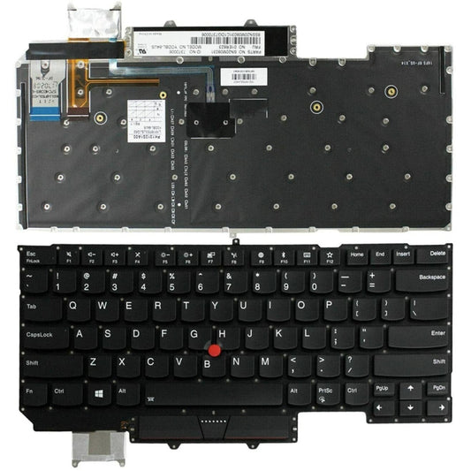 For Lenovo ThinkPad X1C 2017 US Version Laptop Keyboard - Lenovo Spare Parts by buy2fix | Online Shopping UK | buy2fix