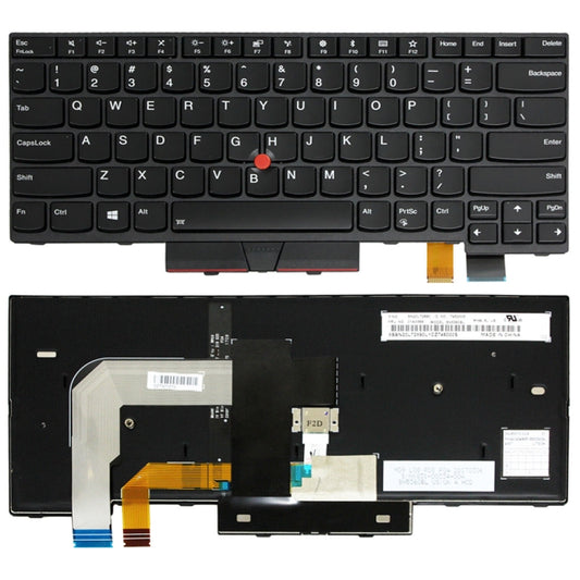 For Lenovo T470S/ThinkPad 13 2nd New S2 2017 US Version Laptop Keyboard - Lenovo Spare Parts by buy2fix | Online Shopping UK | buy2fix