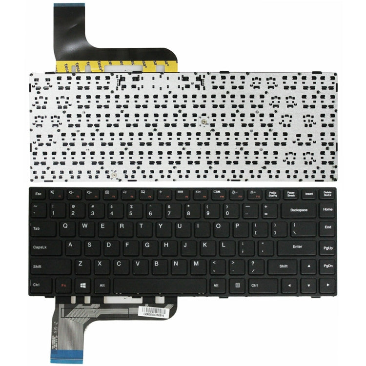 For Lenovo IdeaPad 100-14IBY US Version Laptop Keyboard - Lenovo Spare Parts by buy2fix | Online Shopping UK | buy2fix