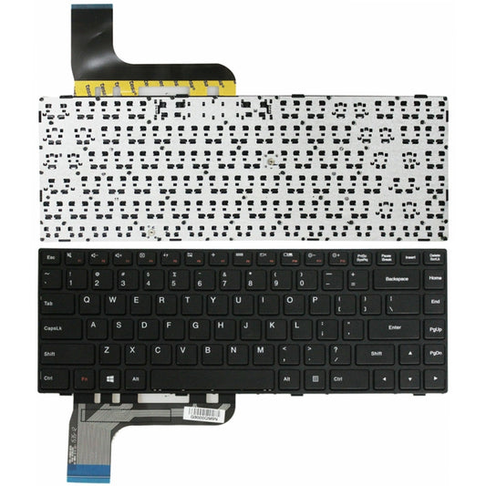 For Lenovo IdeaPad 100-14IBY US Version Laptop Keyboard - Lenovo Spare Parts by buy2fix | Online Shopping UK | buy2fix