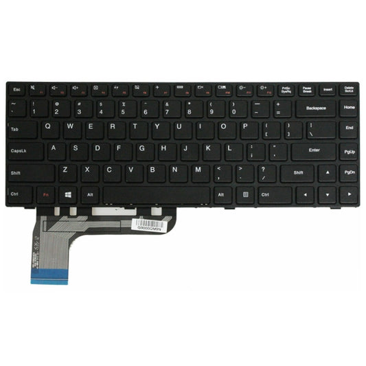 For Lenovo IdeaPad 100-14IBY US Version Laptop Keyboard - Lenovo Spare Parts by buy2fix | Online Shopping UK | buy2fix