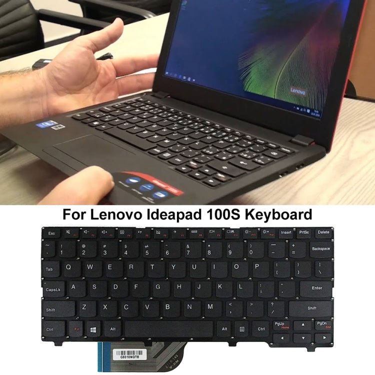 For Lenovo IdeaPad 100S US Version Laptop Keyboard - Lenovo Spare Parts by buy2fix | Online Shopping UK | buy2fix