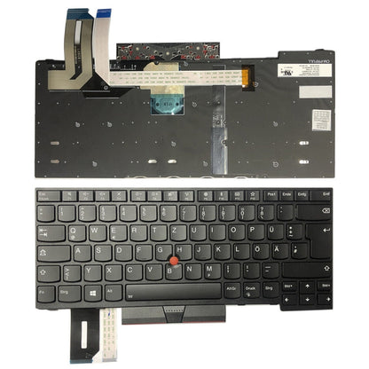 For Lenovo Thinkpad E480 E485 T480s L480 German Version Laptop Keyboard - Lenovo Spare Parts by buy2fix | Online Shopping UK | buy2fix