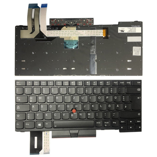 For Lenovo Thinkpad E480 E485 T480s L480 German Version Laptop Keyboard - Lenovo Spare Parts by buy2fix | Online Shopping UK | buy2fix