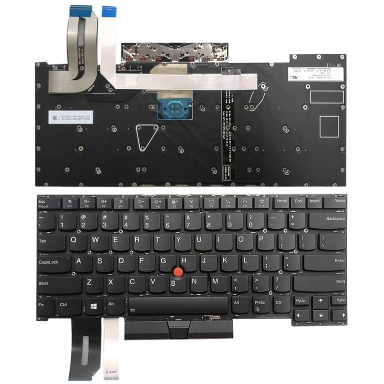 For Lenovo ThinkPad  T490S T14S 20T0 20T1 US Version Laptop Keyboard - Lenovo Spare Parts by buy2fix | Online Shopping UK | buy2fix