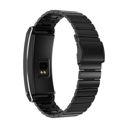 K13S 1.14 inch TFT Screen Slub Steel Strap Smart Calling Bracelet Supports Sleep Management/Blood Oxygen Monitoring(Black) by buy2fix