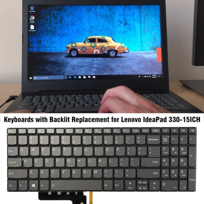 For Lenovo IdeaPad 330-15ICH 330-15ICN US Version Backlight Laptop Keyboard - Lenovo Spare Parts by buy2fix | Online Shopping UK | buy2fix