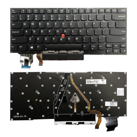 For Lenovo X1C 2019 US Version Backlight Laptop Keyboard - Lenovo Spare Parts by buy2fix | Online Shopping UK | buy2fix
