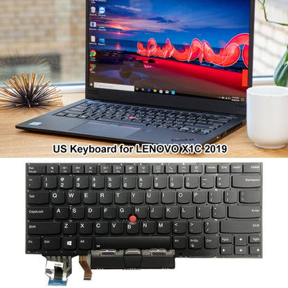 For Lenovo X1C 2019 US Version Backlight Laptop Keyboard - Lenovo Spare Parts by buy2fix | Online Shopping UK | buy2fix
