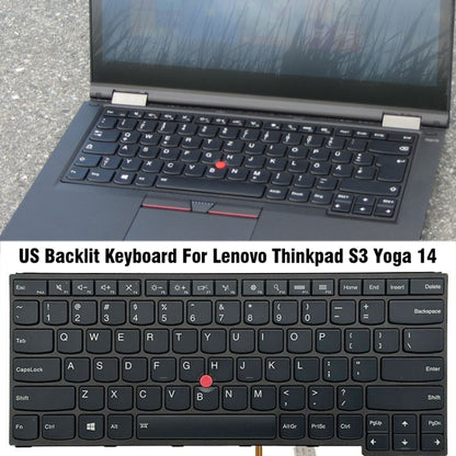 For Lenovo Thinkpad S3 Yoga 14 US Version Backlight Laptop Keyboard - Lenovo Spare Parts by buy2fix | Online Shopping UK | buy2fix