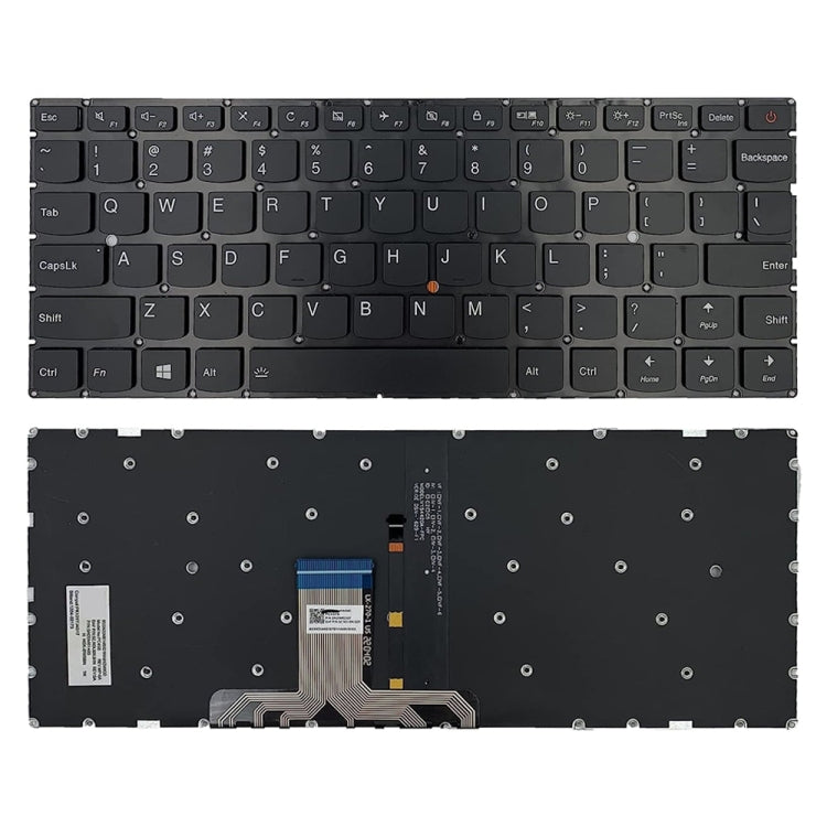 For Lenovo IdeaPad 710S-13IKB 710S-13ISK US Version Backlight Laptop Keyboard - Lenovo Spare Parts by buy2fix | Online Shopping UK | buy2fix