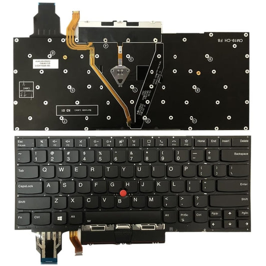 For Lenovo ThinkPad 2019 2020 X1 Carbon US Version Backlight Laptop Keyboard - Lenovo Spare Parts by buy2fix | Online Shopping UK | buy2fix