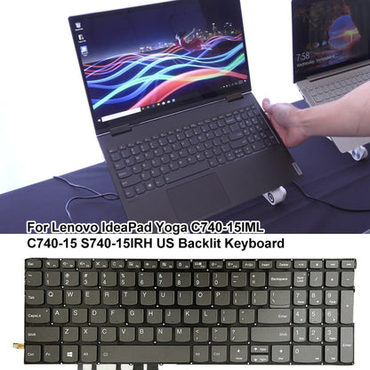 For Lenovo Yoga C740-15IML / C740-15 US Version Backlight Laptop Keyboard - Lenovo Spare Parts by buy2fix | Online Shopping UK | buy2fix