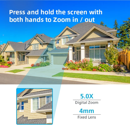 A8-C2 2MP Smart WiFi Surveillance IP Camera, Dual-light Full Color Night Vision / Two Way Audio / TF Card, Power Plug:EU Plug(White) by buy2fix