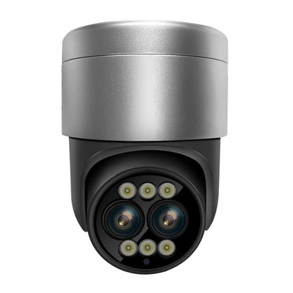 ESCAM G03 2x4MP Dual Lens Zoom 8X Dual Light Source WiFi Camera Support Two-way Voice & Motion Detection(US Plug) by ESCAM