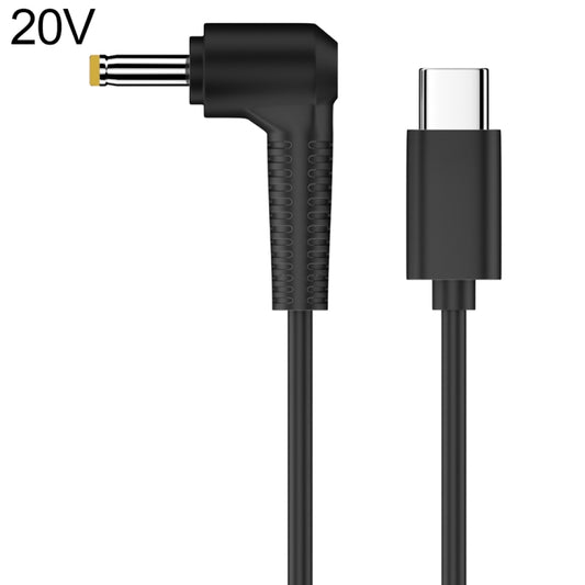 20V 4.8 x 1.7mm DC Power to Type-C Adapter Cable by buy2fix