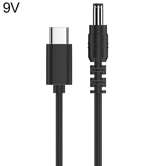 9V 5.5 x 2.1mm DC Power to Type-C Adapter Cable by buy2fix