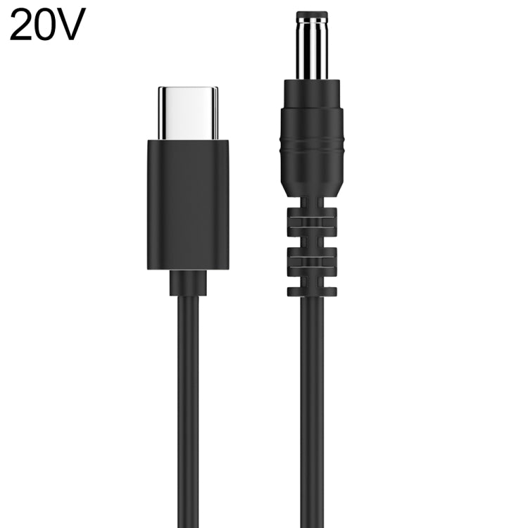 20V 5.5 x 2.1mm DC Power to Type-C Adapter Cable by buy2fix