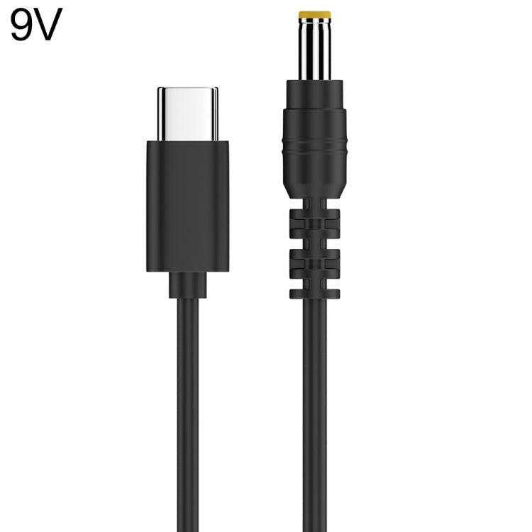 9V 5.5 x 2.5mm DC Power to Type-C Adapter Cable by buy2fix