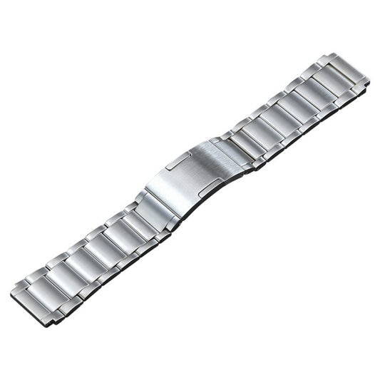 For Huawei Watch 4 Pro/GT3/GT2 Porsche Ver 22mm Three Strains HW Buckle Titanium Steel Watch Band(Silver) - Watch Bands by buy2fix | Online Shopping UK | buy2fix