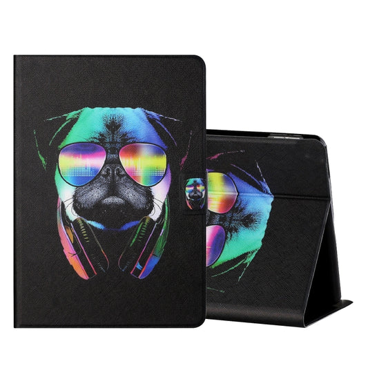 For Amazon Kindle Fire Max 11 Colored Drawing Smart Leather Tablet Case(Eye Dog) - Amazon by buy2fix | Online Shopping UK | buy2fix