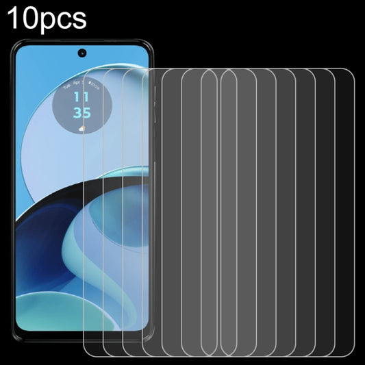 For Motorola Moto G54 10pcs 0.26mm 9H 2.5D Tempered Glass Film - Motorola Tempered Glass by buy2fix | Online Shopping UK | buy2fix